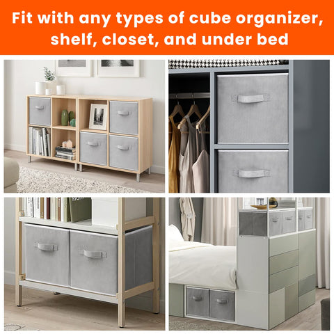 Criusia space-saving bins help keep dorms and apartments tidy.