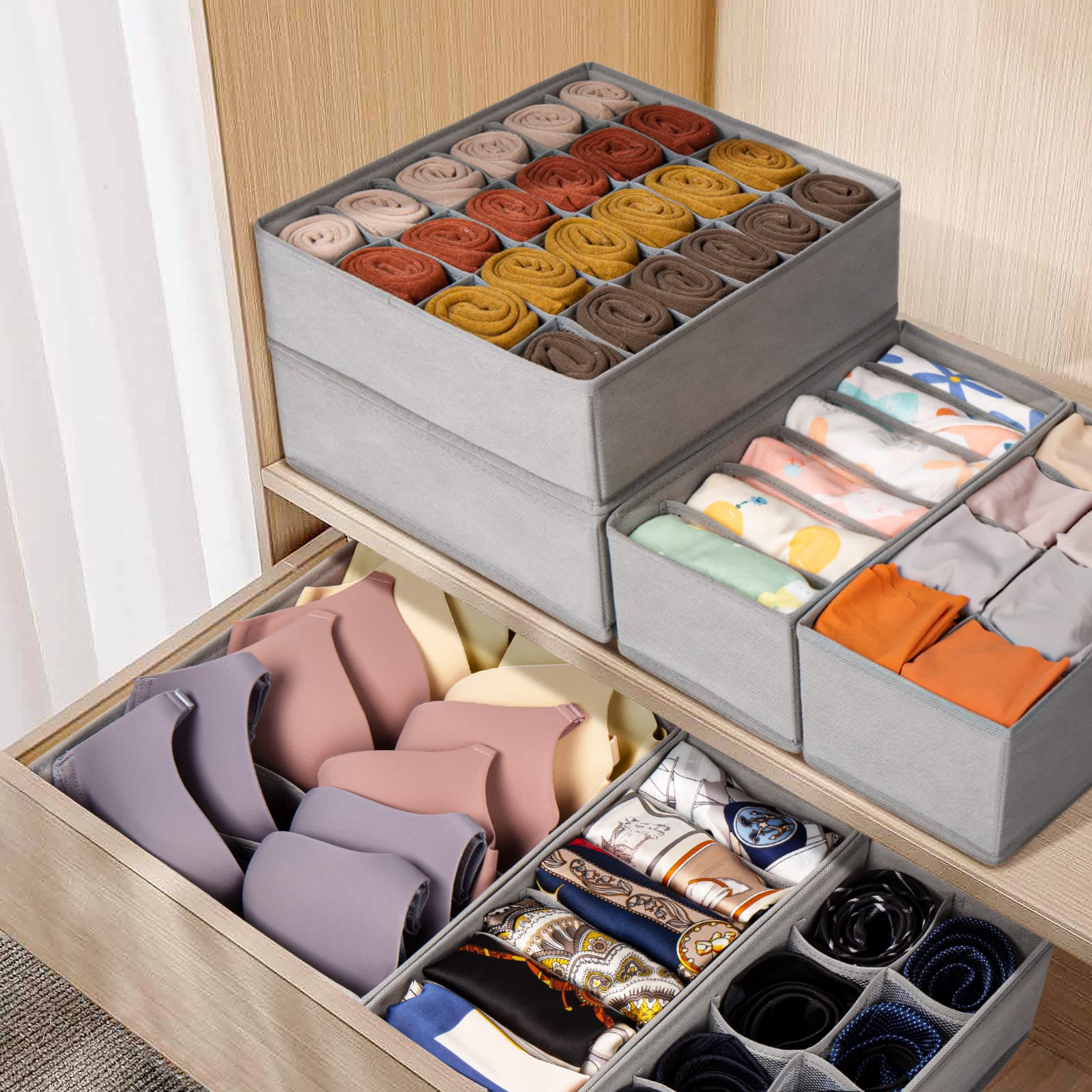 Criusia stackable design helps maximize deep drawers and shelves.