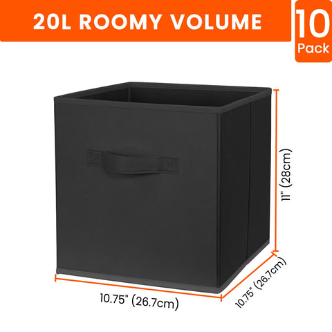 Criusia 10-pack collapsible design saves space in small closets.