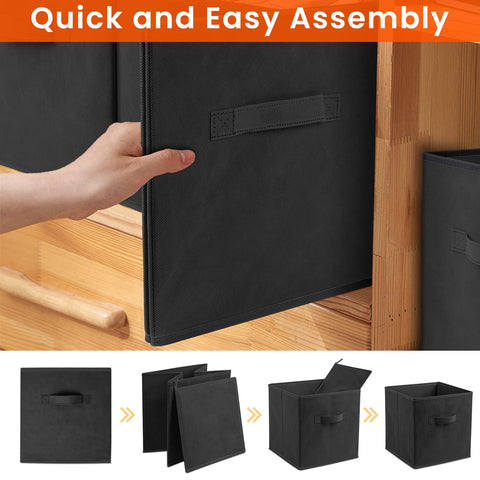 Criusia storage cubes in a dorm room demonstrate space-saving organization.