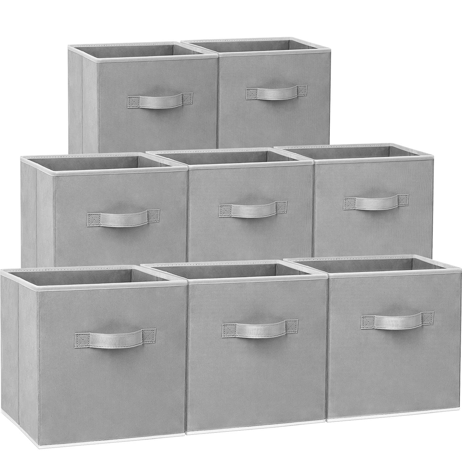 Criusia storage cubes 11-inch side view shows sturdy construction for heavy loads.