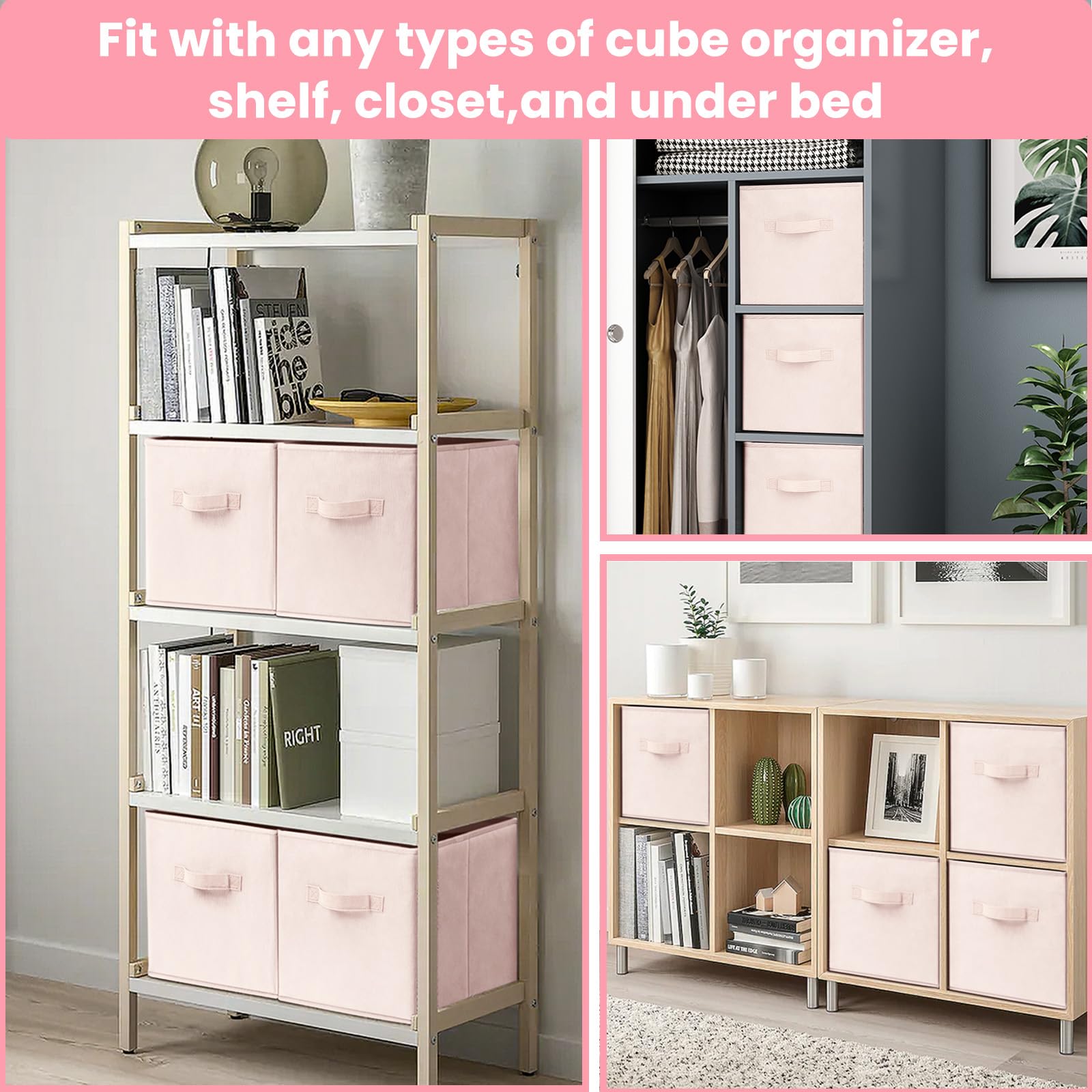 Criusia 13-inch cube on dorm shelf for space-saving dorm organization.