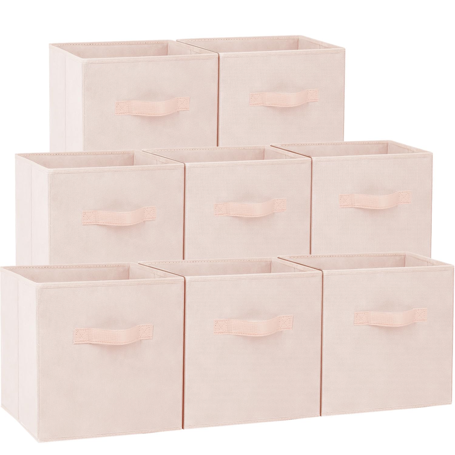 Criusia Storage Cubes 13-inch on-shelf bin keeps items organized and accessible.