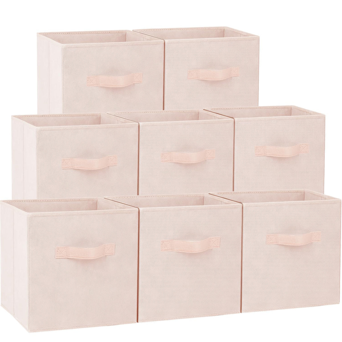 Criusia Storage Cubes 13-inch on-shelf bin keeps items organized and accessible.