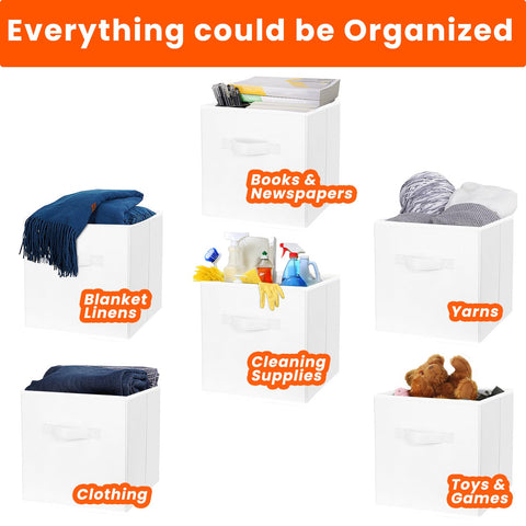 Criusia storage cubes in a dorm room help tidy clutter.