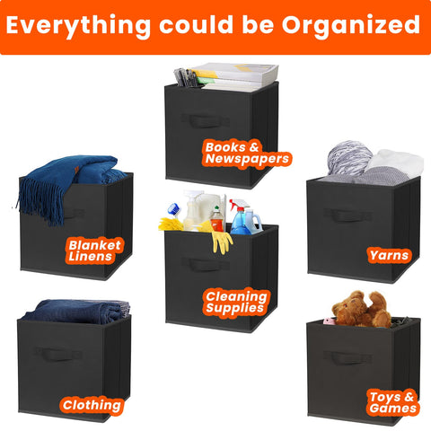Criusia dorm-room setup with cubes neatly organizing clothes and books.