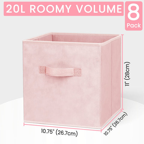 Criusia storage cubes side view showing reinforced fabric.