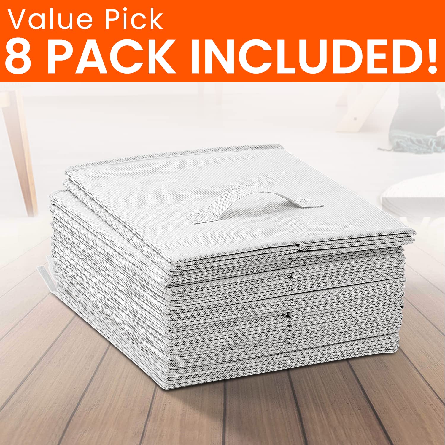 Criusia lightweight yet rigid storage bins helping keep spaces tidy