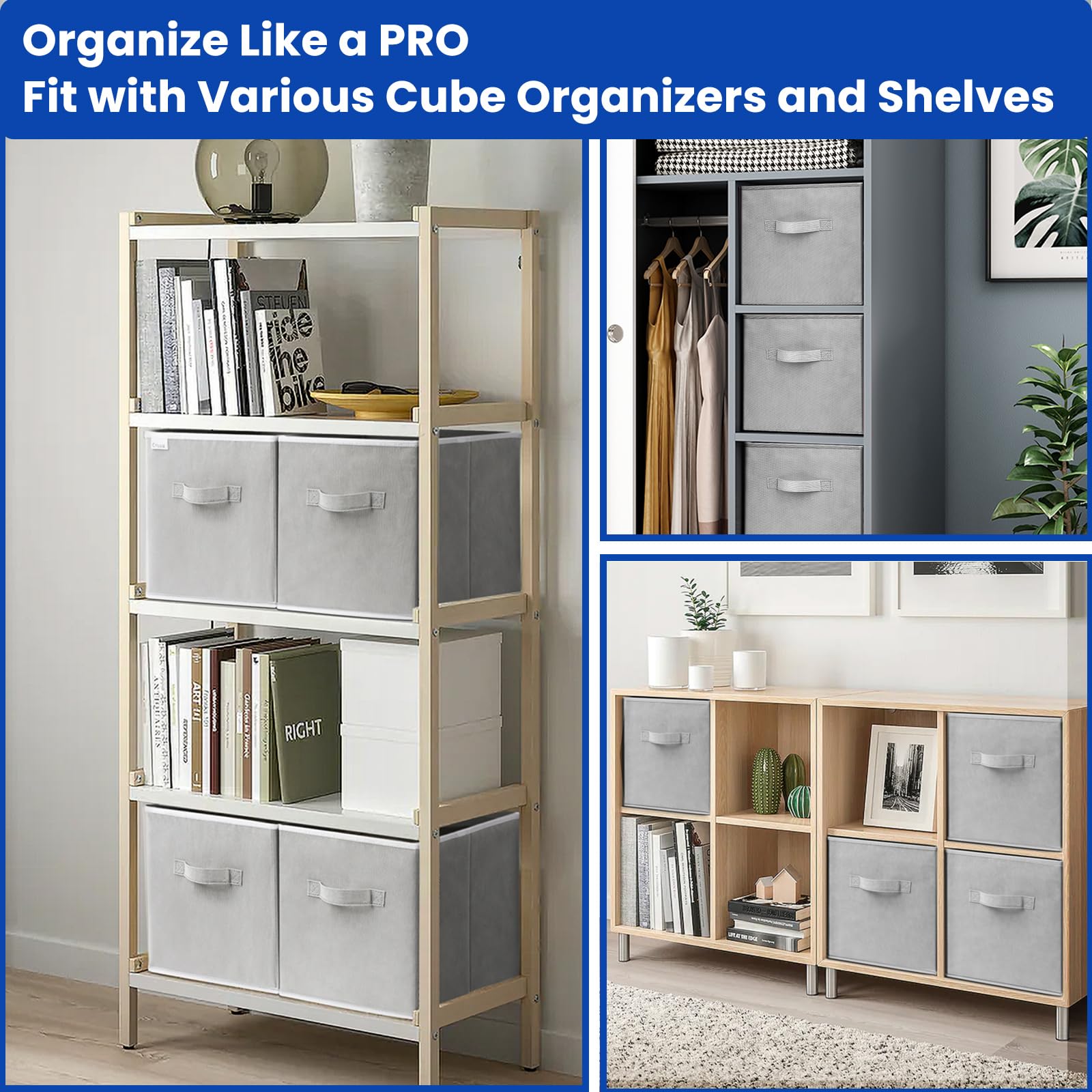 Criusia storage cubes show sturdy design with reinforced handles