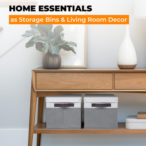 Criusia tear-resistant fabric bin offers durable, odor-free storage.