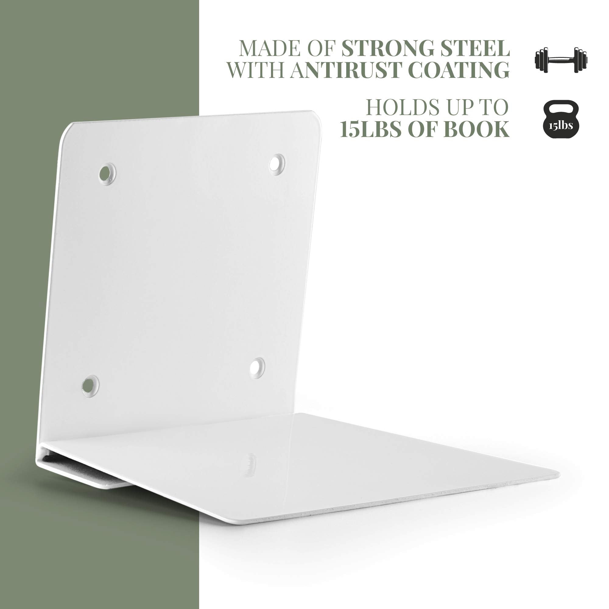 CRIZTA close-up shows durable steel construction and anti-rust white finish.