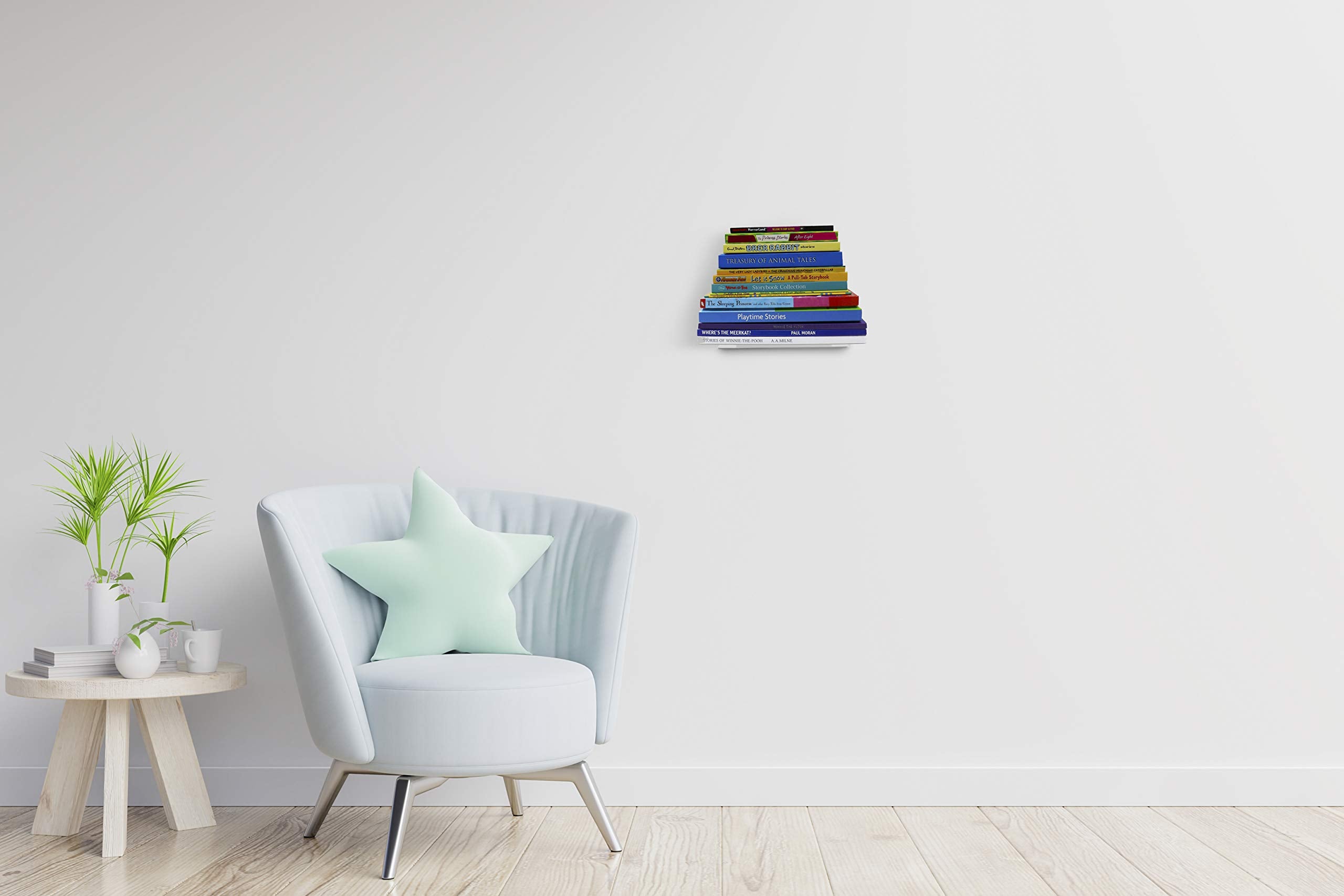 CRIZTA heavy-duty wall-mount brackets viewed on wall offer sturdy support.