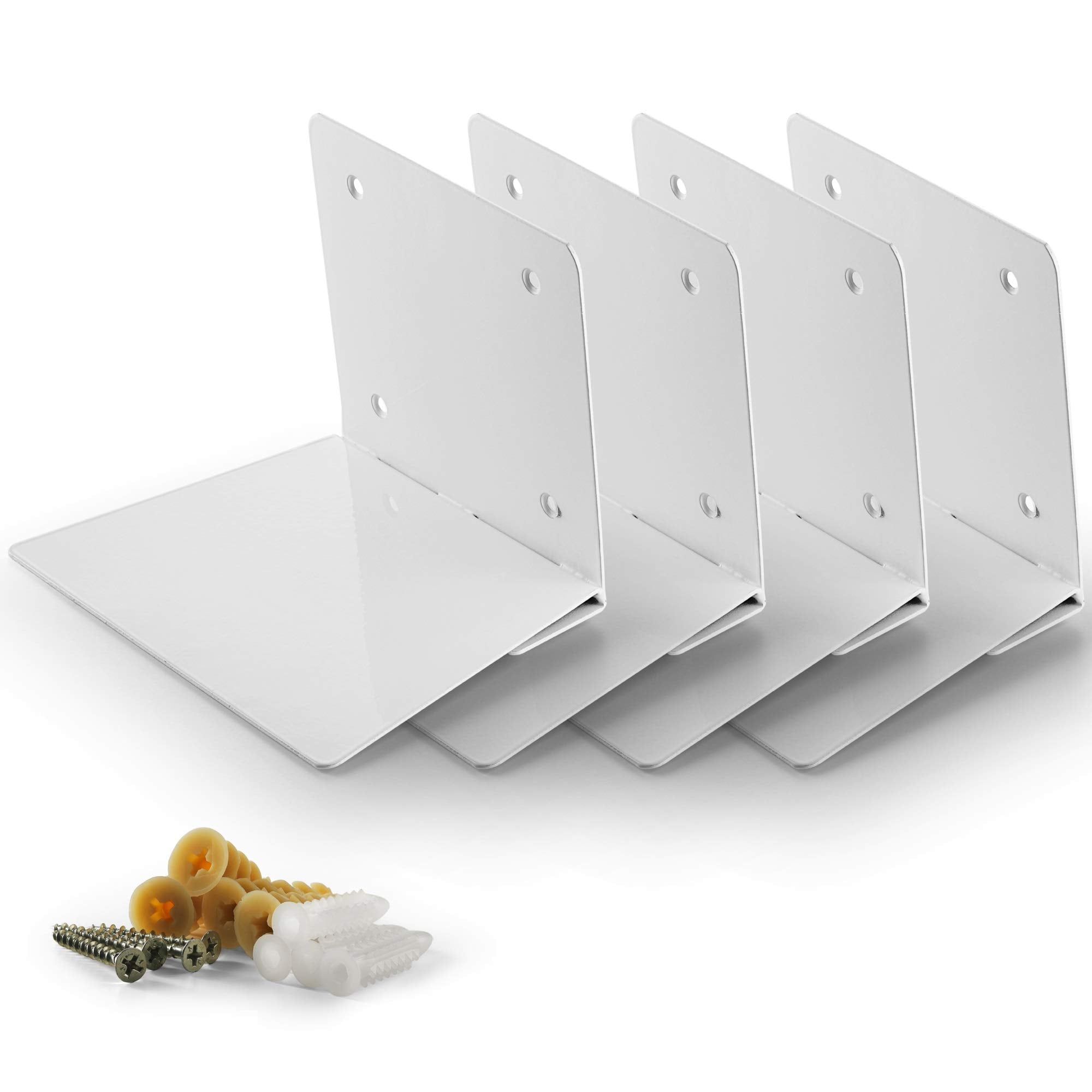 CRIZTA invisible floating bookshelf front view shows space-saving wall display.