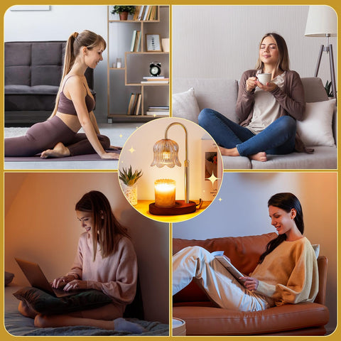 CRMILL aromatic fragrance release enhances ambiance without flame