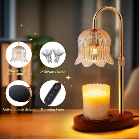 CRMILL bronze metal wax melter with dimmed light for flameless relaxation