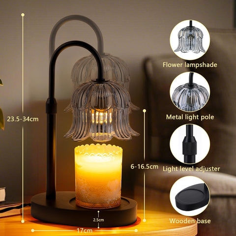 CRMILL Candle Warmer Lamp compact design fits small spaces neatly.