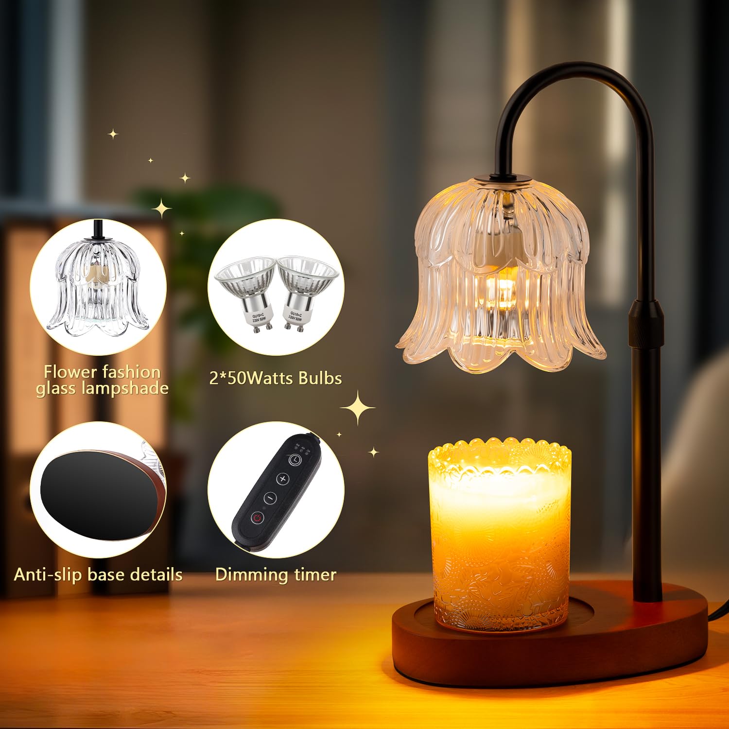 CRMILL dimmable heat settings offer customizable comfort in any room