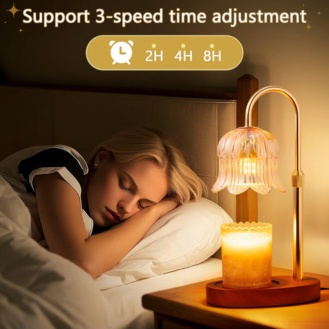 CRMILL flameless candle warmer emphasizes safe, flame-free glow