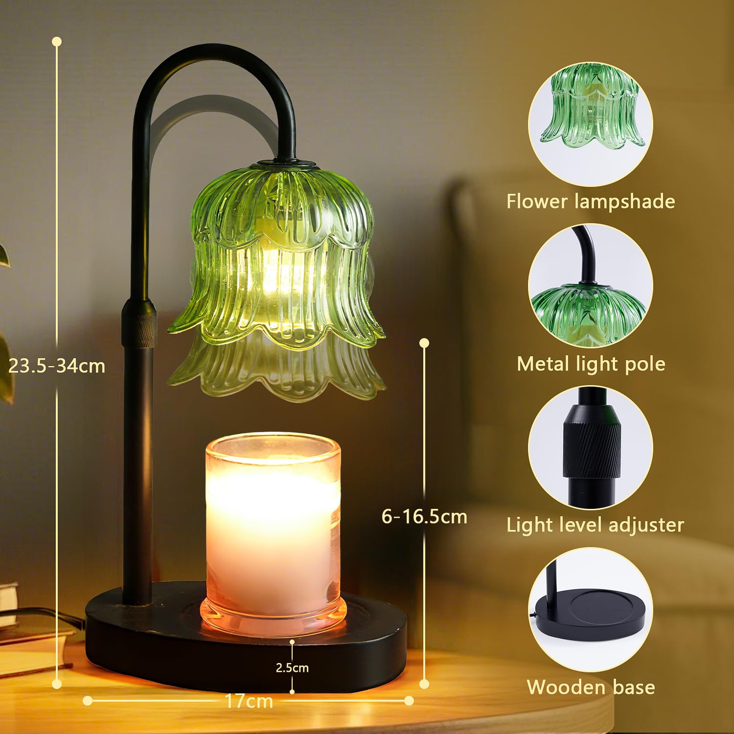 CRMILL scented wax release fills the space with inviting fragrance