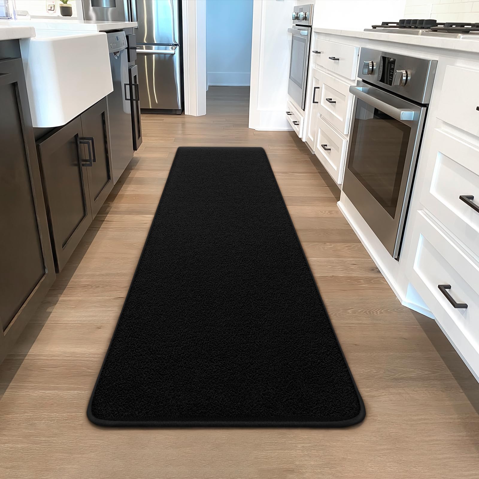 Crobeew easy-clean rug demonstrates quick spills cleanup for busy homes.