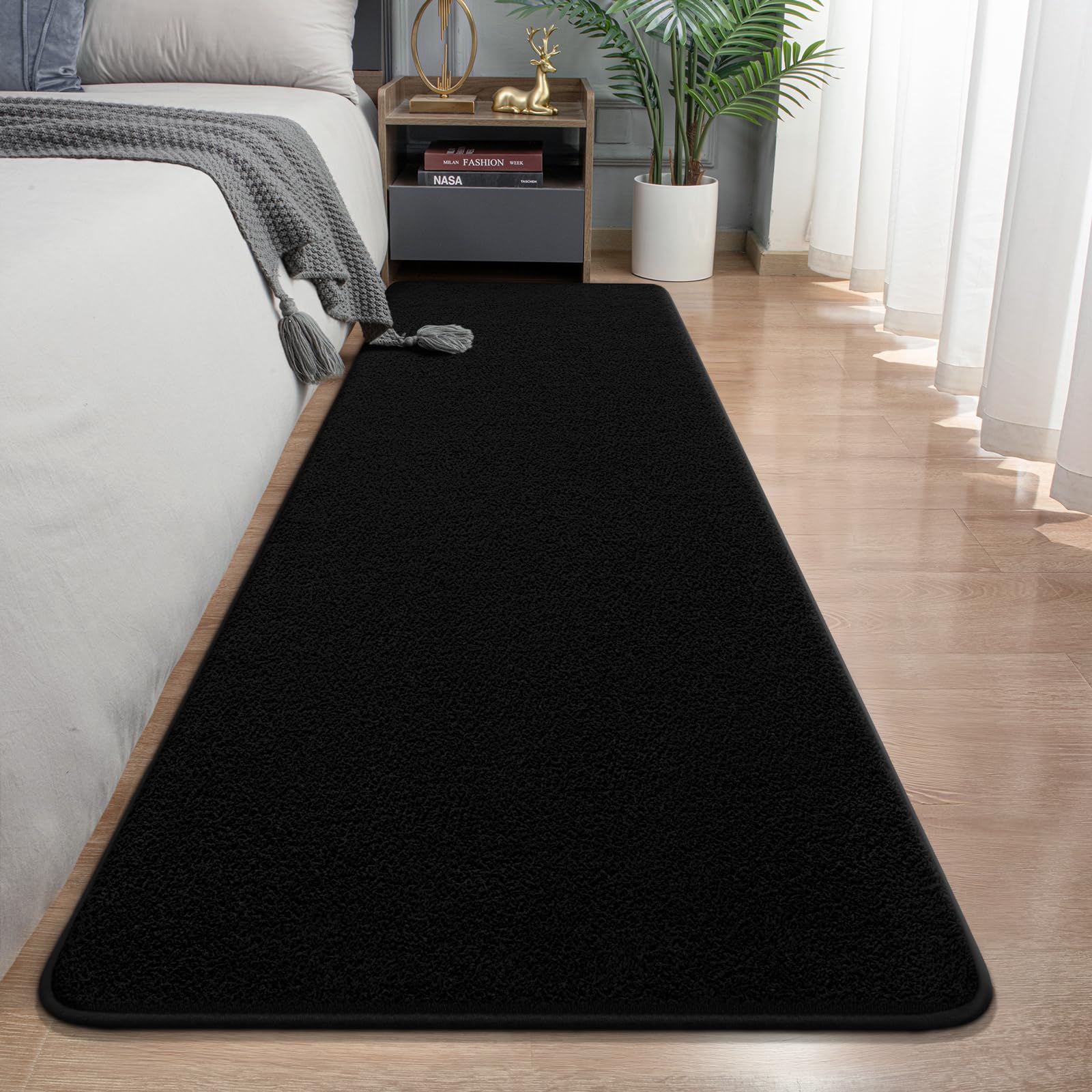 Crobeew modern hallway runner 2x6 shown for a spacious entry, offering cushioned comfort.