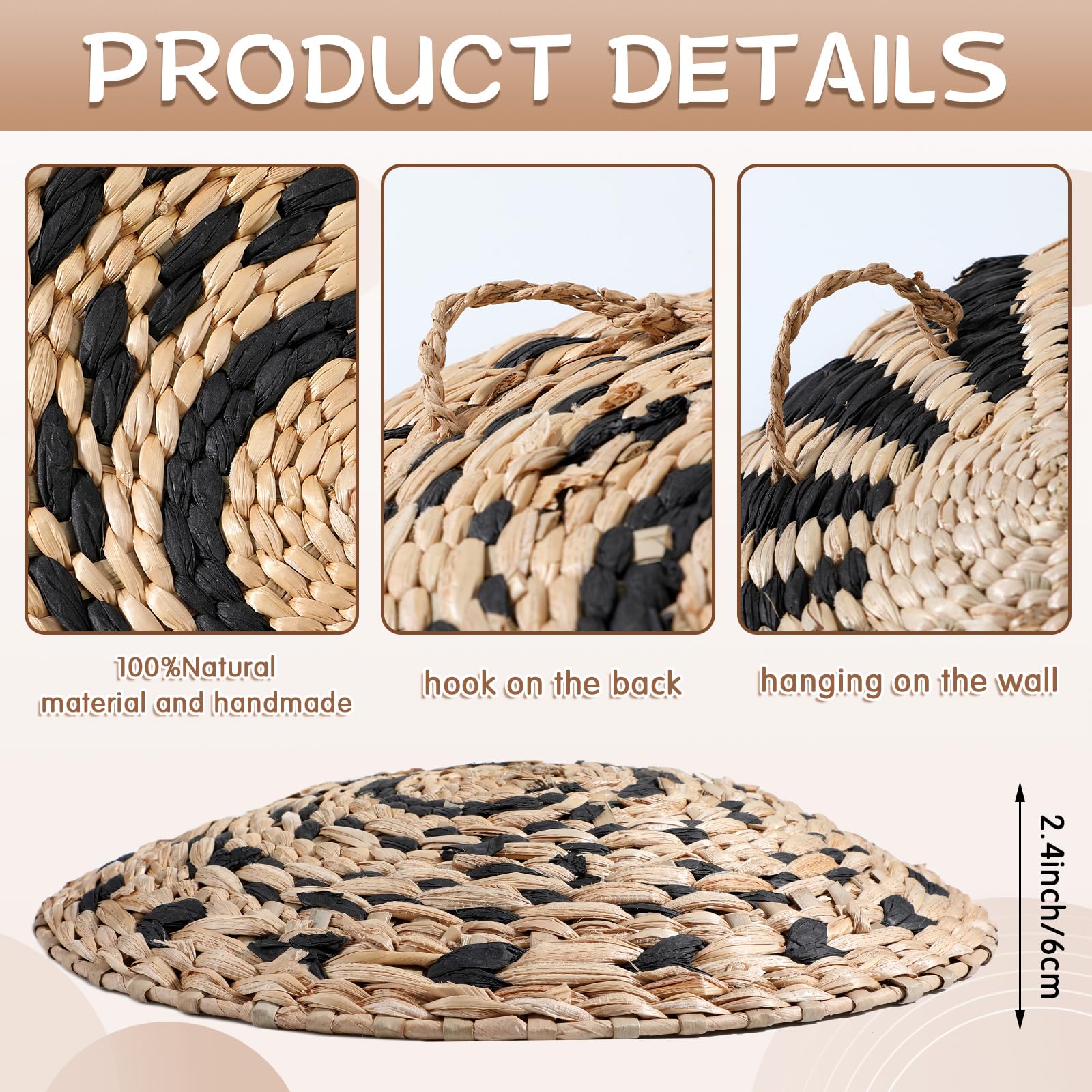 CroBlissful boho wall art collection adds natural texture to spaces.