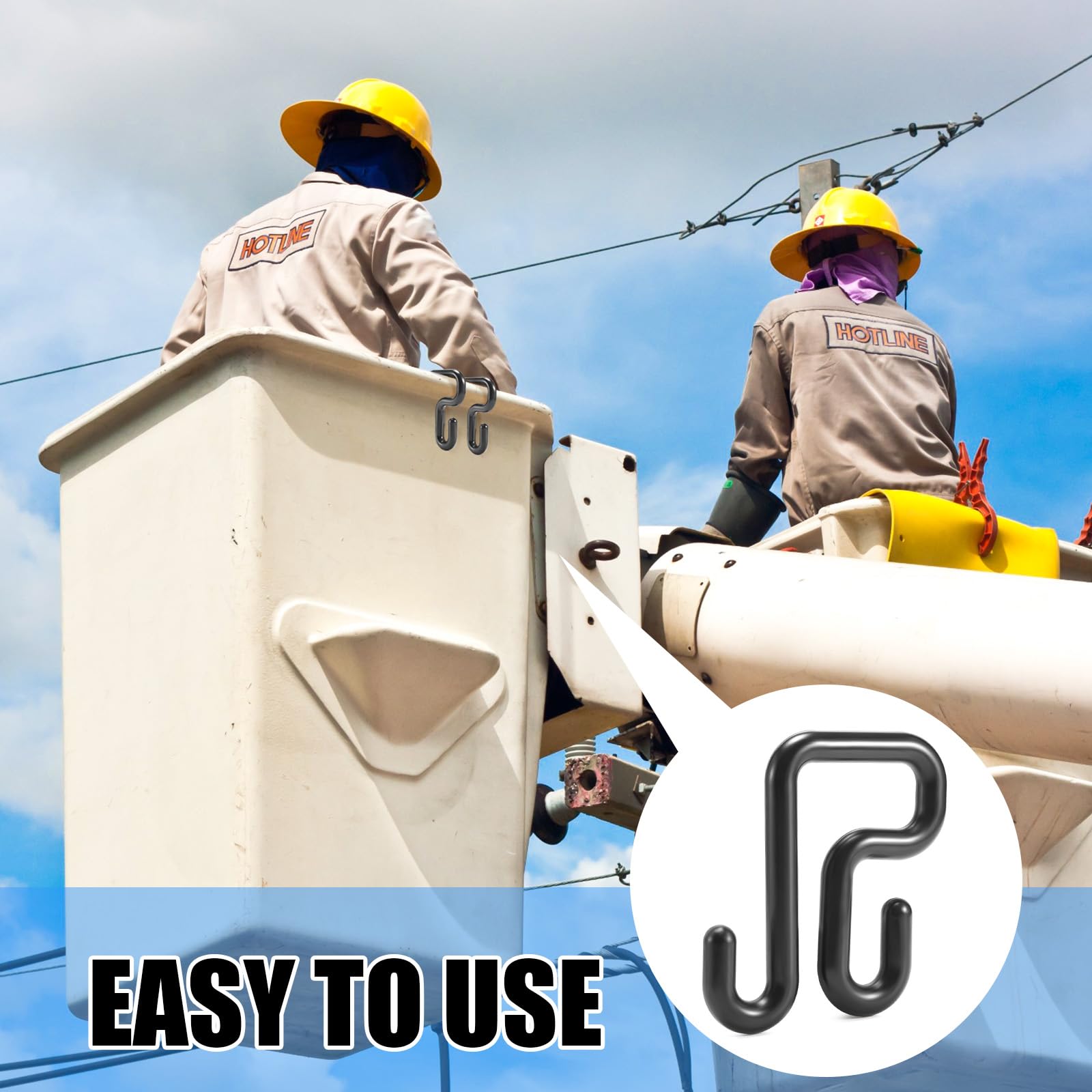 CroBlissful easy installation attaches to 3 inch bucket rims and hangs tools instantly