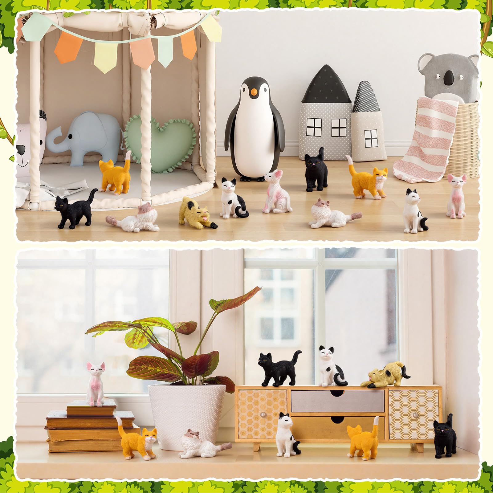 CroBlissful gift-ready cat figurines pack makes a thoughtful decorative gift choice.