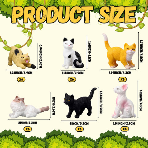 CroBlissful resin cat figurines provide durable, everyday decor for desks, mantels, or shelves.
