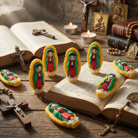 CroBlissful Virgin Mary figures suitable for ceremonies, DIY projects, or keepsakes.