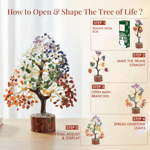 Crocon Original crystal tree home decor brightening living spaces