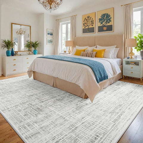 Crority washable 9x12 area rug; quick refresh after spills.