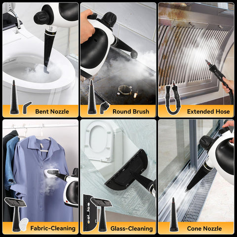 Crossing River tool tackling grout lines in bathroom for deep‑clean results