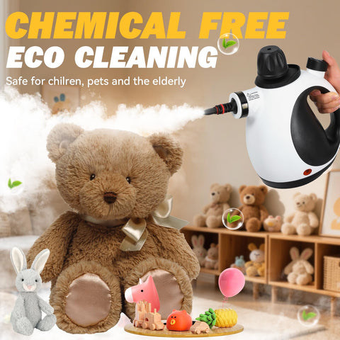 Crossing River cleaner used on windows with squeegee for streak‑free shine