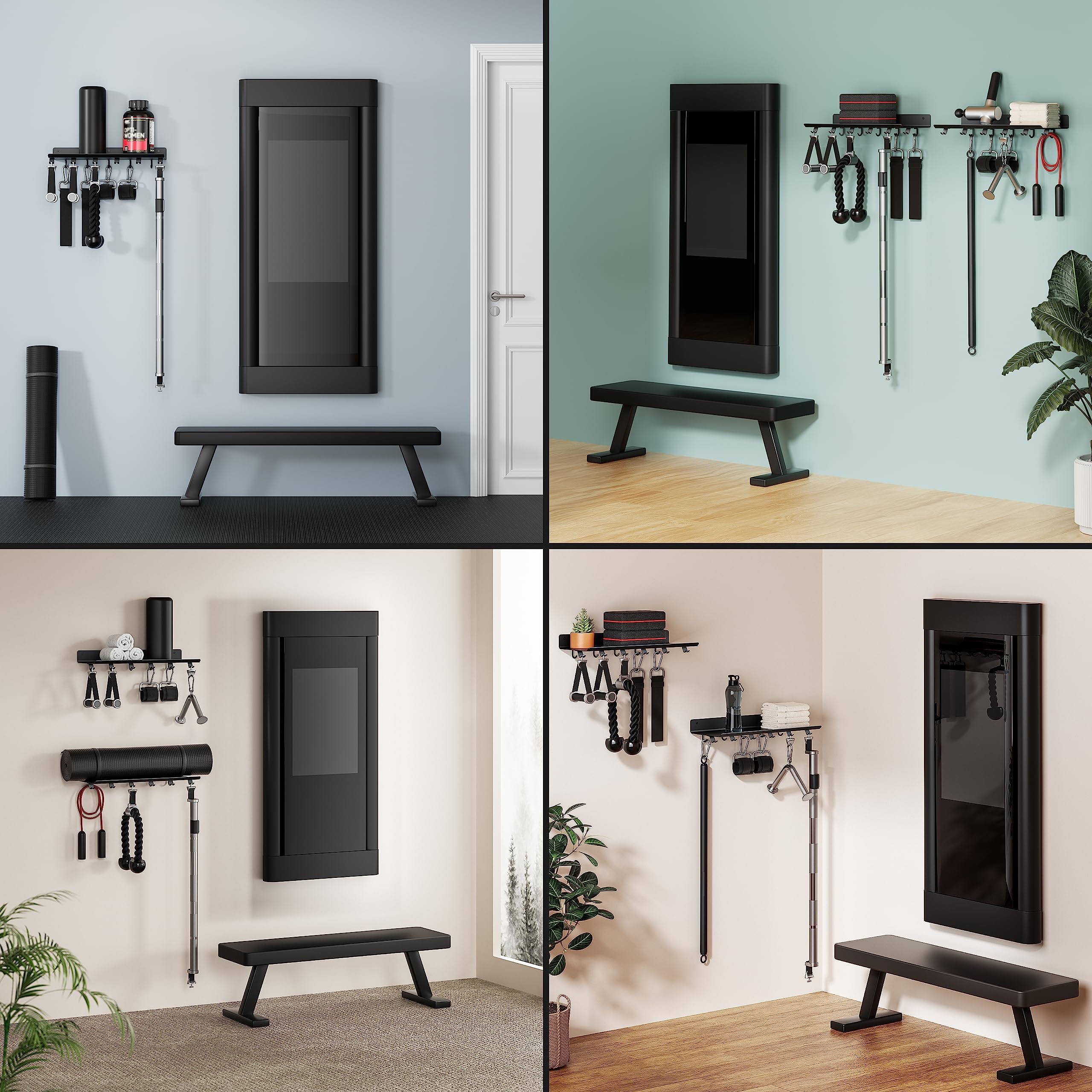 Crostice installation kit with anchors and screws for quick setup.