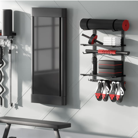 Crostice US patented design increases space efficiency for home workouts.