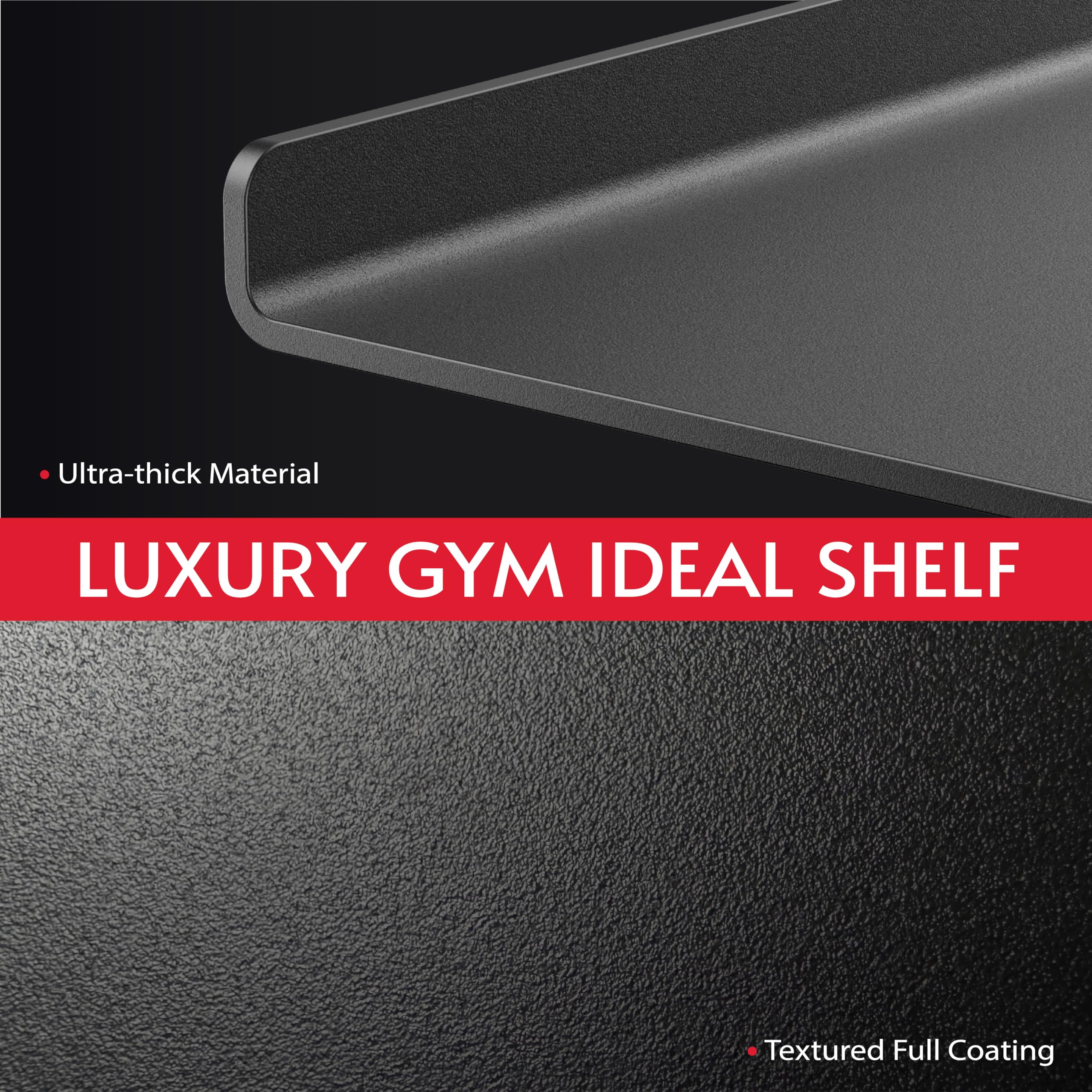 Crostice wall-mounted design emphasizes durability with a sleek, modern gym look