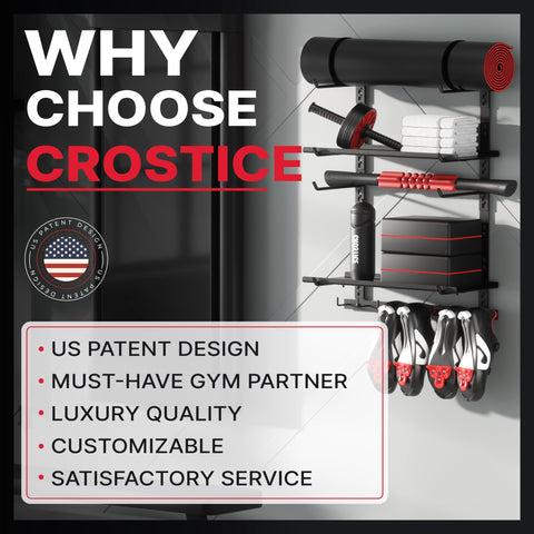 Crostice wall-mounted design enables quick installation and clean wall integration.