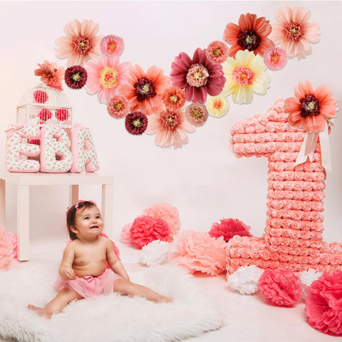 Crowye wedding and bridal shower decor flowers for elegant spaces