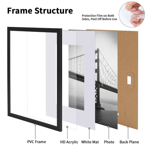 CRUGLA 11-frame packaging shows a sturdy, ready-to-display set.