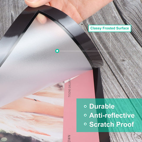 CRUGLA magnetic frame keeps notices legible without bulky frames.
