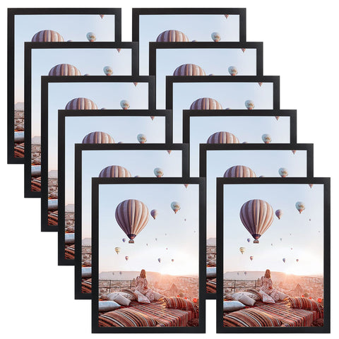 CRUGLA 8.5x11 magnetic frame on fridge for secure certificate display.
