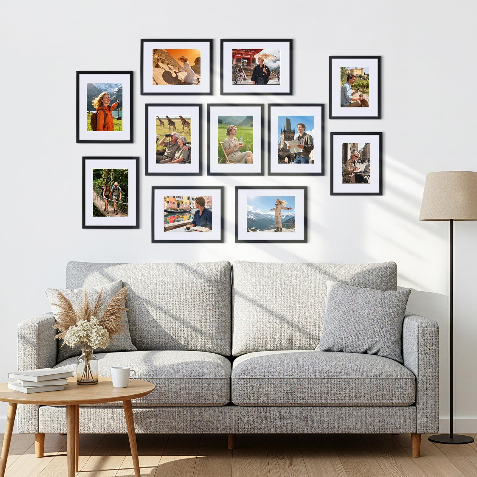 CRUGLA 8-5x11 no-mat insert fits certificates or art elegantly.