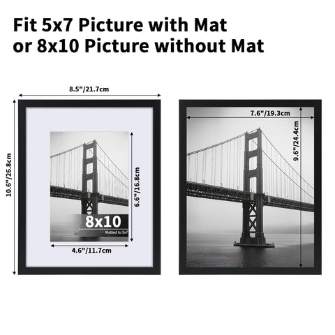 CRUGLA multi photo frames for wall or desk display, adaptable layout.