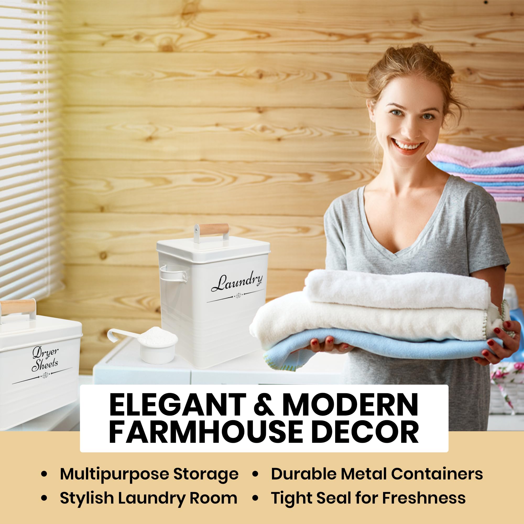 Cruleen complete laundry storage set for tidy spaces