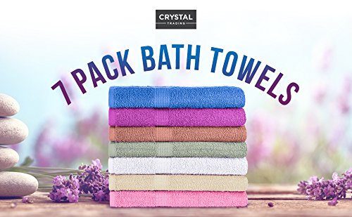 CrystalTowels 27x52 towel size close-up highlighting generous dimensions