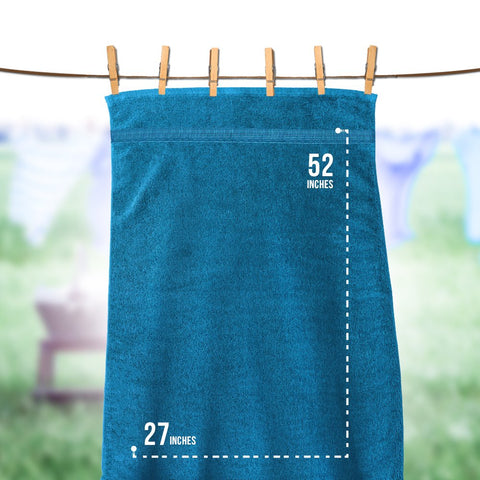 CrystalTowels beach or poolside use with quick-drying performance