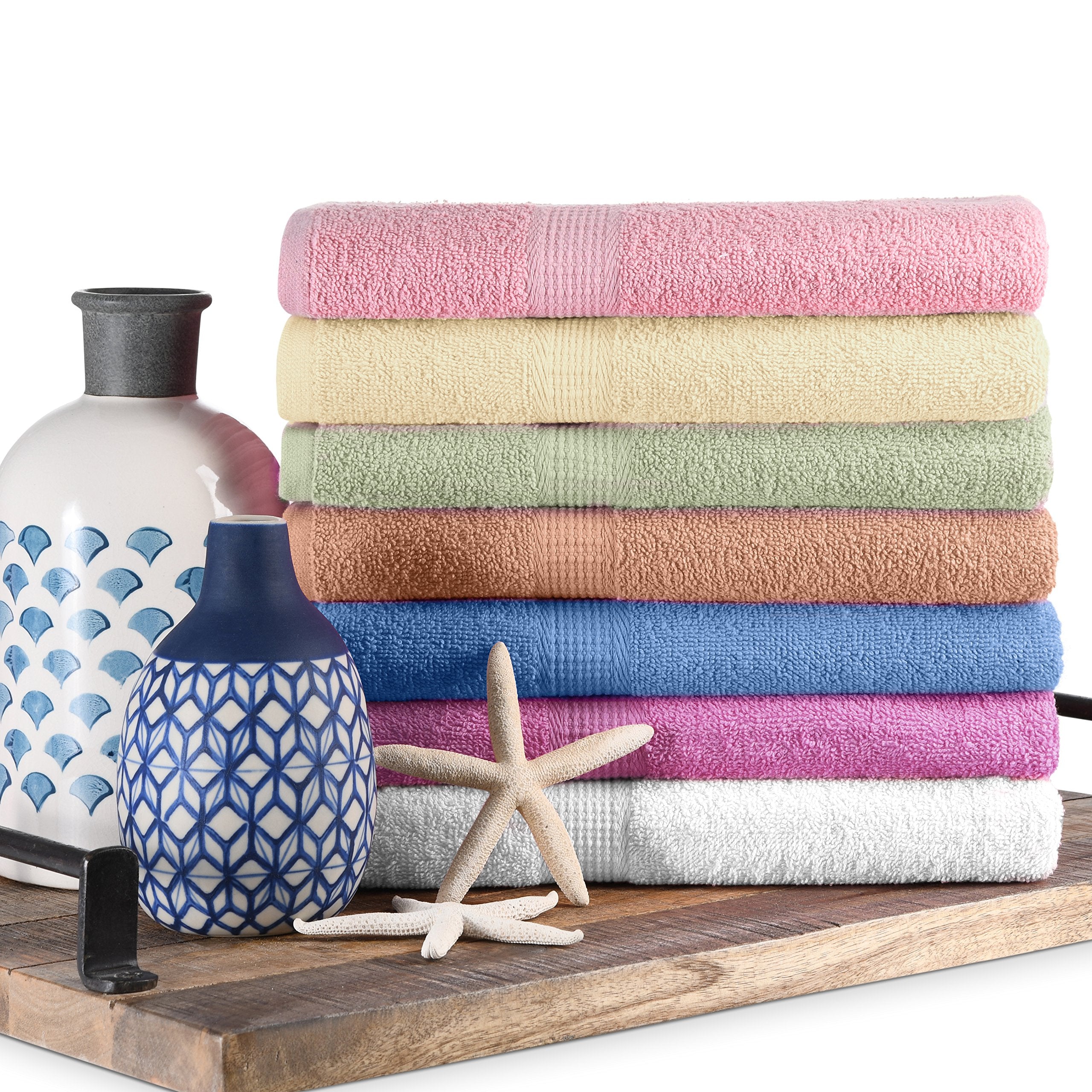 CrystalTowels after-shower drying action demonstrates rapid warmth and comfort