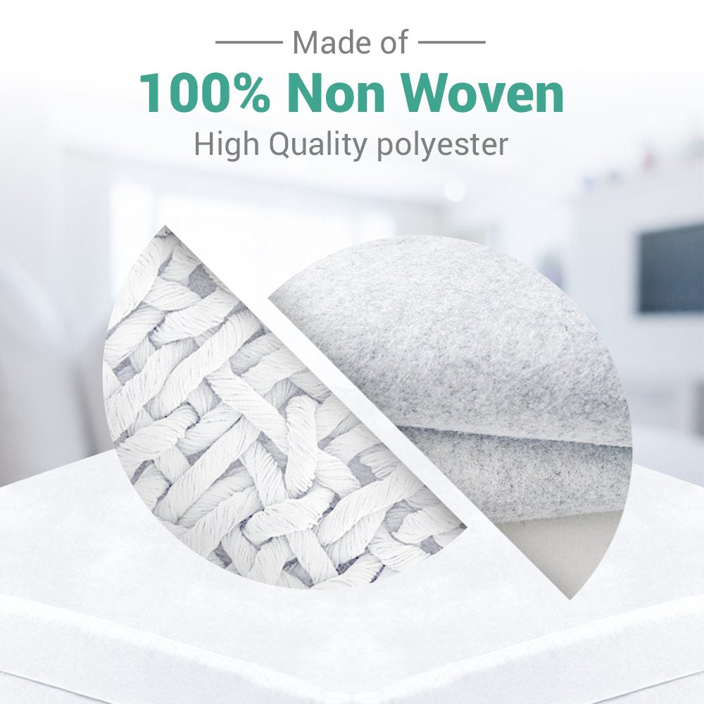 CrystalTowels king fit up to 16 inches deep with secure zipper closure.