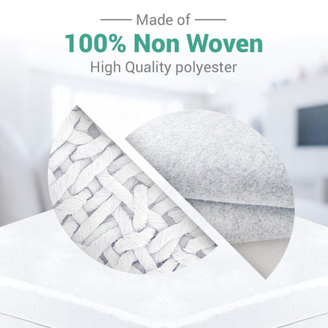 CrystalTowels king fit up to 16 inches deep with secure zipper closure.